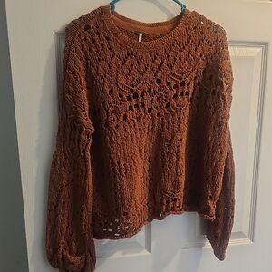 FP Movement by Free People Rust Sweater